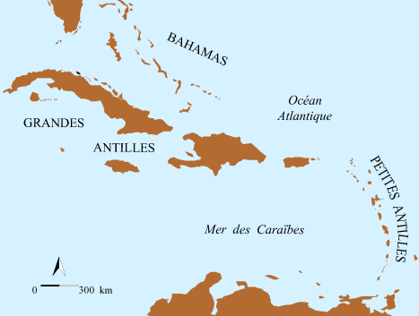 La Caraïbe et l’archipel antillais [© N. Serrand]
