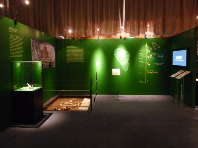 Musée des Tumulus de Bougon, 2011 Vitrines de l'exposition